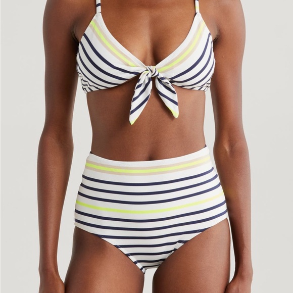 Lemlem NEW Elsi high waist Bikini Bottoms Size L - Picture 4 of 11